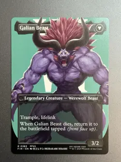 Vincent Valentine (Borderless) #383 (NM) Final Fantasy FIN Magic MTG - Image 2