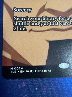 MTG Magic the Gathering Cruel Tutor (Borderless) - Avatar: The Last Airbender - Image 2