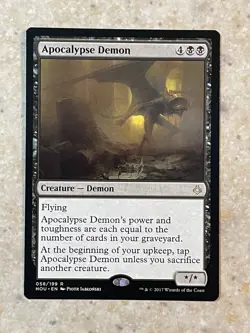 MTG NM Apocalypse Demon [Hour of Devastation] - Image 1