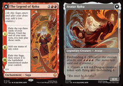 1x The Legend of Roku // Avatar Roku MTG Avatar: The Last Airbender NM Magic Reg - Image 1