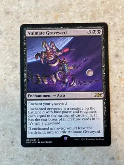 MTG NM Animate Graveyard [Unfinity] - Image 1