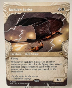 MTG - Bloomburrow - Jackdaw Savior - Showcase - #0296 - Near Mint - Image 1