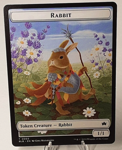 MTG - Bloomburrow - Rabbit - Token - #0003 - Playset x4 - Near Mint - Image 1