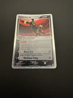 Pokemon EX Unseen Forces Holo Card Umbreon EX 112/115 - Image 3