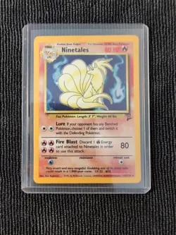 Pokemon TCG Ninetales Base Set 2 13/130 Holo Rare Unlimited LP - Image 1