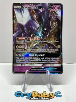 Pokemon Necrozma GX 63/147 Burning Shadows Sun & Moon ULTRA RARE - Image 1