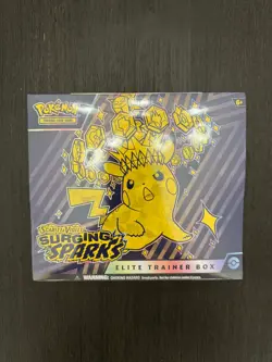 Pokemon Scarlet & Violet Surging Sparks Elite Trainer Box ETB (New/Sealed) - Image 1