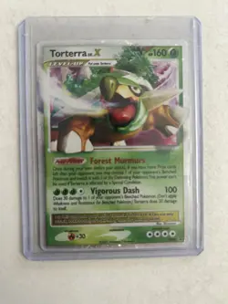Pokemon Torterra Lv.X DP09 Holo Diamond & Pearl Black Star Promo 2007 DMG - Image 1