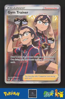 2022 Pokemon SWSH Silver Tempest 191/195 Gym Trainer - Image 1