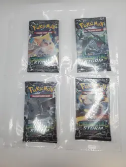 Pokemon TCG Sun And Moon Celestial Storm Sealed Booster Art Set. 4 Packs - Image 1