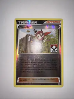 Pokemon TCG Ninja Boy 103/114 Promo League Cup STAFF Stamped - Image 2