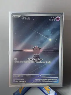 (Pre-Owned) NM-LP Cleffa - 202/197 Obsidian Flames Illustration Rare Pokemon - Image 1
