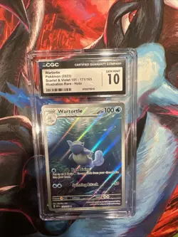 2023 Pokemon Scarlet & Violet Wartortle 151 CGC 10 Gem Mint 171/165 - Image 1