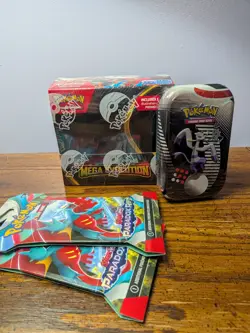 Factory Sealed Pokemon Mega Evolutions Booster Box 36 Packs With Bonus Mini Tin - Image 1