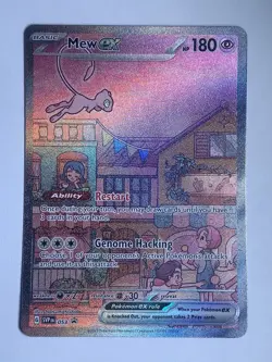 Pokemon Scarlet and Violet 151: Mew Ex #53 Black Star Promo Raw NM - Image 2