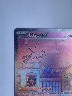 Pokemon Scarlet and Violet 151: Mew Ex #53 Black Star Promo Raw NM - Image 3