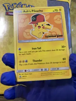 Ash's Pikachu "I Choose You" Sun & Moon Black Star Promo Lot - Pokemon TCG 2017 - Image 2