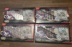 Pokemon Paldean Fates Great Tusk Iron Treads Ex Premium Collection New Lot Of 4 - Image 1