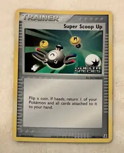 Pokemon 2005 Trainer Super Scoop Up EX Delta Species Hologram 100/113 - Image 1