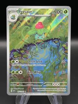 2023 Pokemon S&V 151 Ivysaur Illustration Rare 167/165 Holo - Image 1