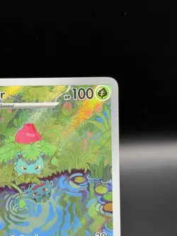 2023 Pokemon S&V 151 Ivysaur Illustration Rare 167/165 Holo - Image 4