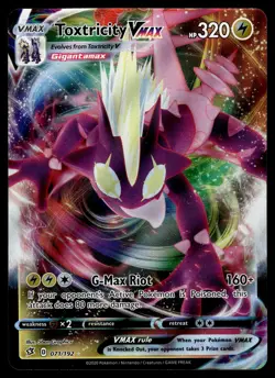 Toxtricity VMAX 071/192 SWSH02: Rebel Clash Pokemon - Image 1