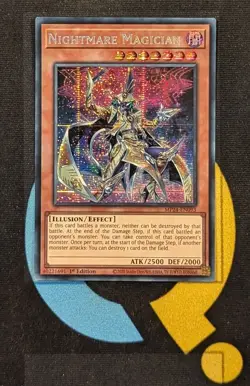 MP24-EN093 Nightmare Magician Prismatic Secret Rare 1st YuGiOh - Image 1