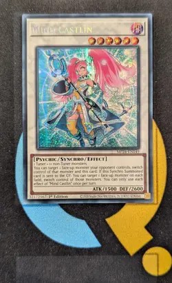 MP24-EN149 Mind Castlin Prismatic Secret Rare 1st Ed YuGiOh - Image 1