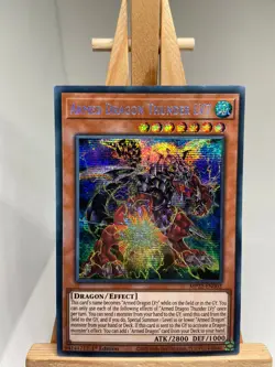 Armed Dragon Thunder LV7 - Prismatic Secret Rare 1st Ed MP22-EN002 - NM - YuGiOh - Image 1