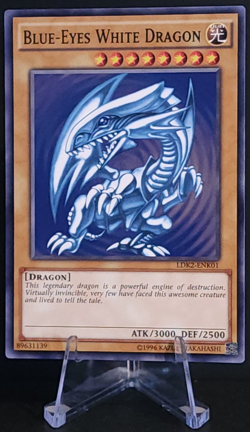 Blue-Eyes White Dragon (V2) LDK2-ENK01 Common YuGiOh TCG Legendary Decks II NM - Image 1