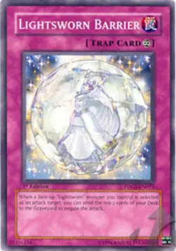 1x (EX) Lightsworn Barrier - TDGS-EN075 - Common - 1st Edition YuGiOh - Image 1