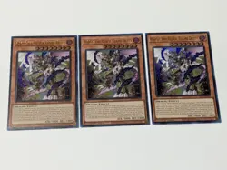 3x Horus the Black Flame Deity Ultra Rare Yugioh! Mega tins 2025 - Image 1