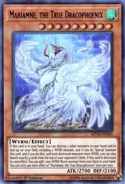 Mariamne, the True Dracophoenix - MP18-EN005 - Ultra Rare 1st Edition Yugioh - Image 1