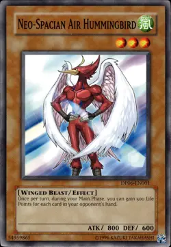 Neo-Spacian Air Hummingbird - DP06-EN001 - NM - YuGiOh - Image 1