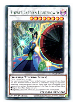 Flower Cardian Lightshower (GREEN) - DLCS-EN135 - Ultra Rare 1st Edition Yugioh - Image 1