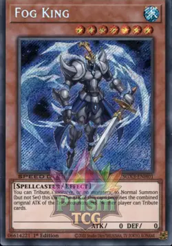 1st ed Fog King secret rare SGX3-ENH01 Yugioh - Image 1