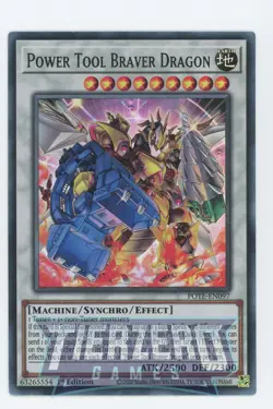 Yugioh POTE-EN097 - Power Tool Braver Dragon - Super Rare - Image 1