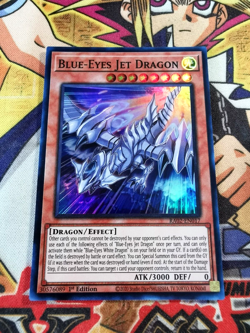 Blue-Eyes Jet Dragon ra02-en017 1st Edition (NM) Super Rare Yu-Gi-Oh! - Image 1