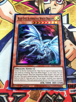 Blue-Eyes Alternative White Dragon ra02-en010 1st Ed (NM) Super Rare Yu-Gi-Oh! - Image 1