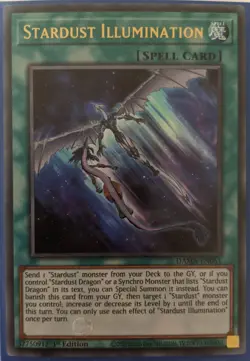 YuGiOh Stardust Illumination Ultra Rare 1st Edition DAMA-EN051 - Image 1