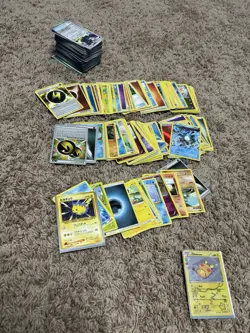 1.4 LB Pokemon Bulk Lot - Random Cards Commons/Uncommons Vintage/Modern Mix - Image 1