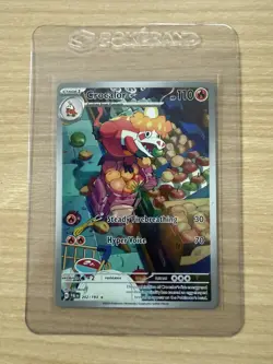 Pokemon TCG Card Crocalor 202/193 Paldea Evolved Illustration Rare Holo - NM / M - Image 4