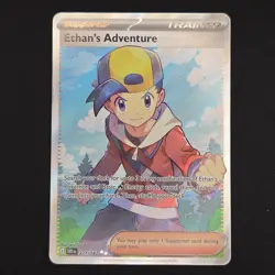 Pokemon TCG Card Ethan’s Adventure 221/182 Destined Rivals Ultra Rare - NM - Image 1