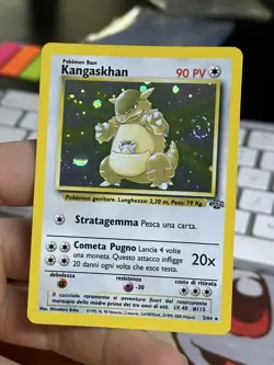 ITALIAN Kangaskhan 5/64 Jungle 2000 Holo Rare WOTC Pokemon Card TCG - Image 4