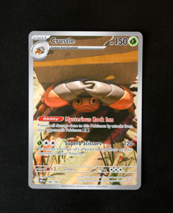 Pokemon Card TCG - Crustle 186/182 - Destined Rivals - Illustration Rare - NM ⭐ - Image 1