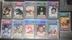 11x Avatar the last airbender weiss schwarz CC&G Graded Card Lot - Image 1