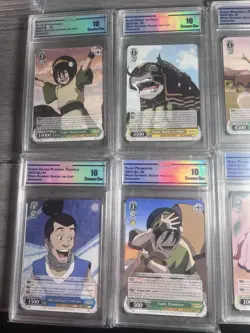 11x Avatar the last airbender weiss schwarz CC&G Graded Card Lot - Image 2