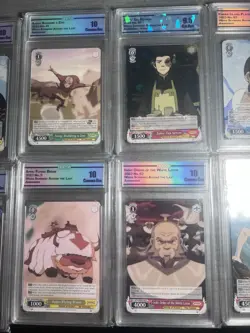 11x Avatar the last airbender weiss schwarz CC&G Graded Card Lot - Image 3