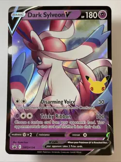 Dark Sylveon V SWSH134 - SWSH: Sword & Shield Promo Cards Holo (NM) - Image 1