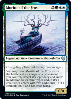 Moritte of the Frost FOIL Kaldheim PLD Blue Green Uncommon MAGIC CARD ABUGames - Image 1